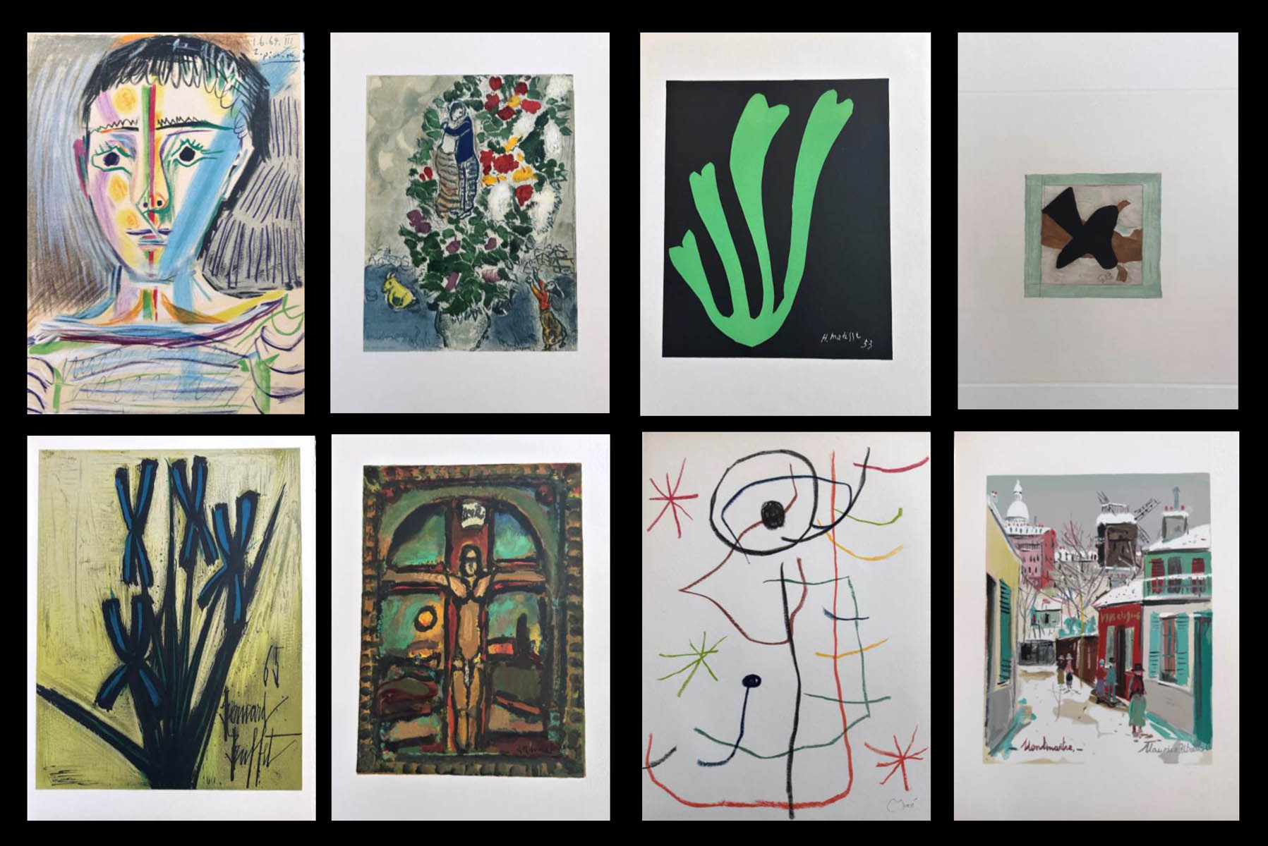 Les Peintres mes Amis. DeLuxe Edition with 44 lithographs, etchings and wood-engravings by Picasso Matisse Braque, Chagall and others